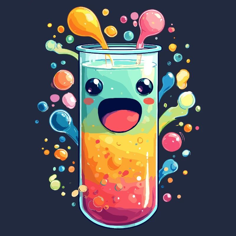 Bunte Saft Explosion Teströhre