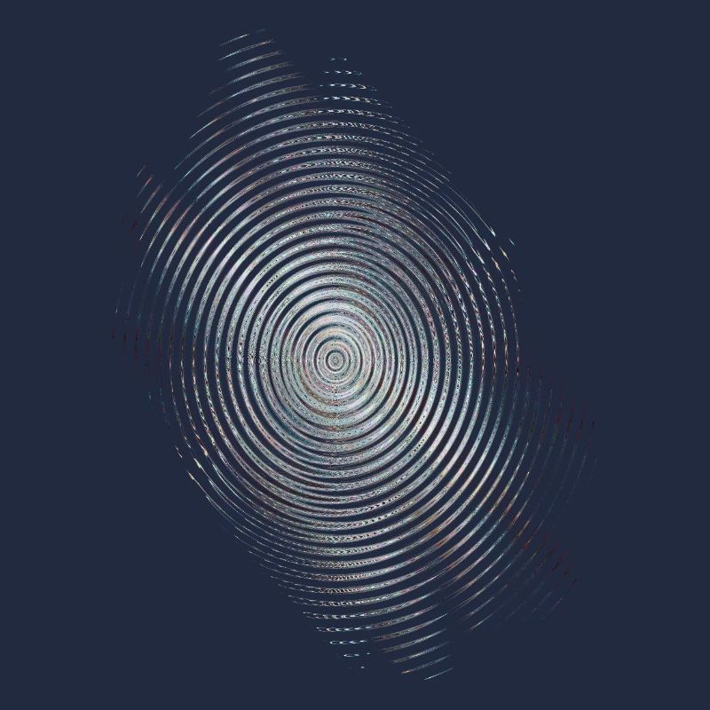 Farbiger Fingerabdruck-Ring
