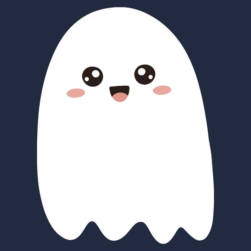 T-shirt Ghost Smile de Kawaii