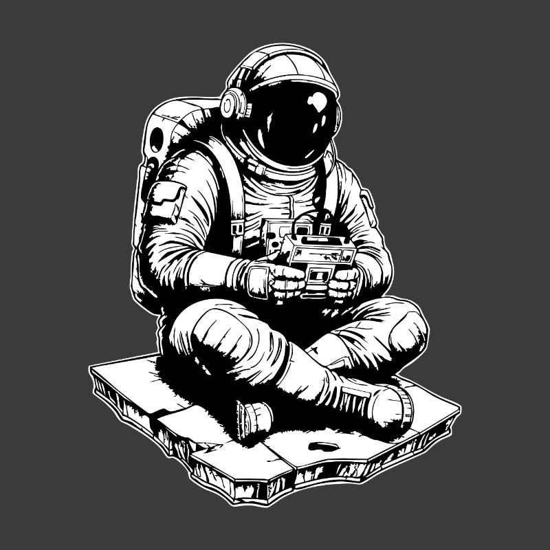 Astronaute Gaming Console Espace