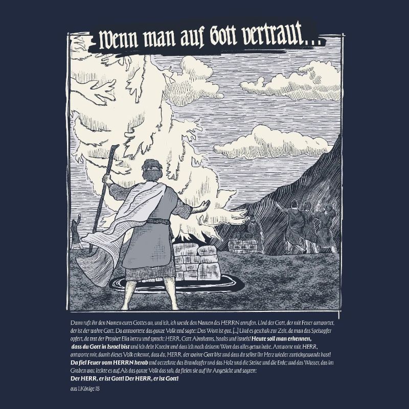 Elijah trusts God