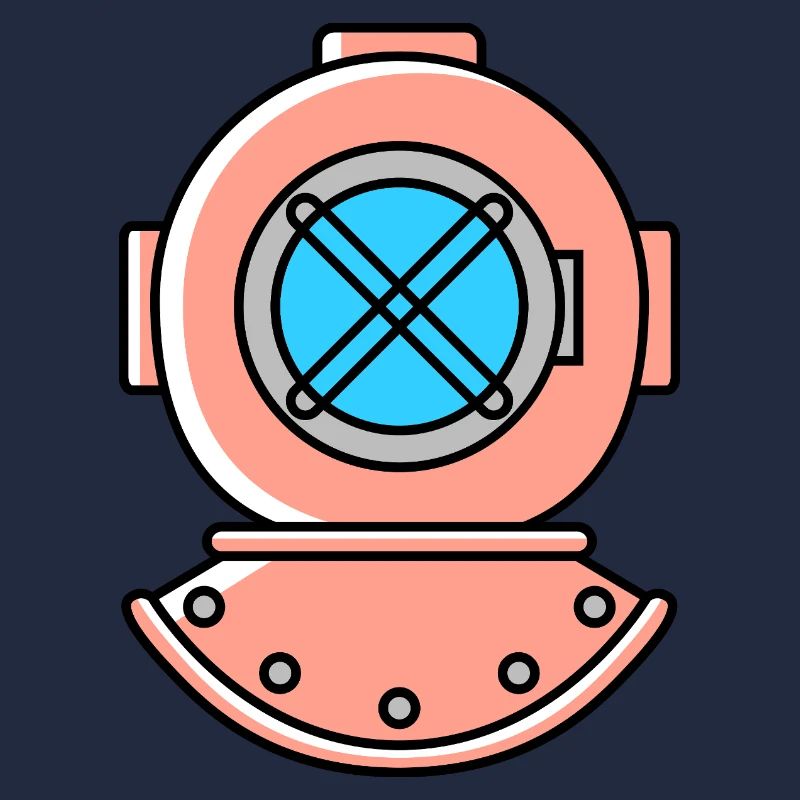 Taucherhelm Tauchen symbol