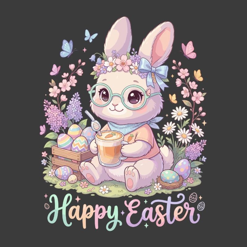 Pastel Bunny Easter Magic « Joyeuses Pâques »