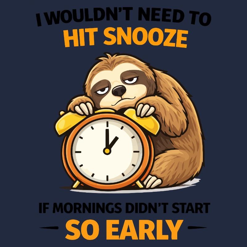 Hit Snooze So Early Sloth