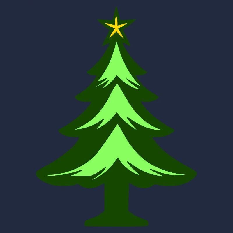 Simple Christmas Tree Graphic
