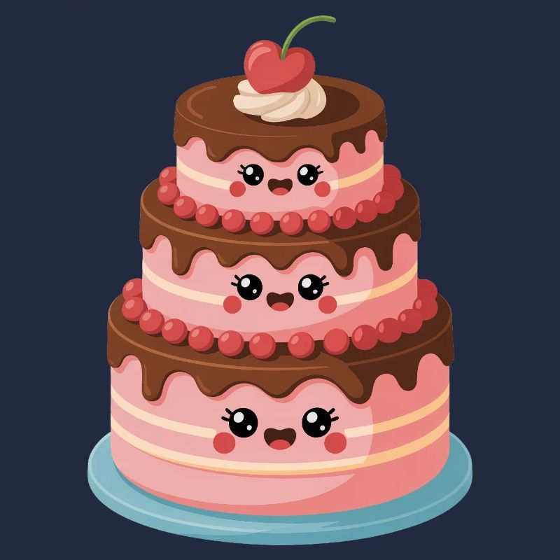 Kuchen Comic süß