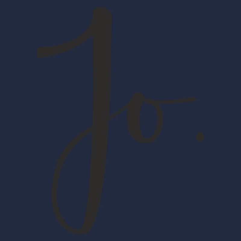 Jo – Conception de texte de lettrage manuel