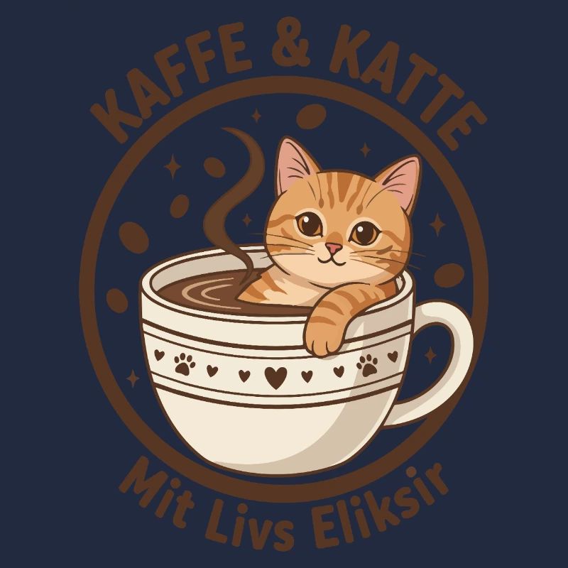 Coffee Cat in Cup: Purr Elixir