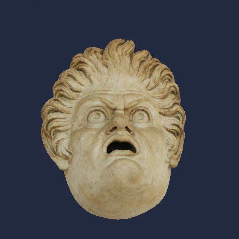 Tête du Masque de Pierre d’Ulysse