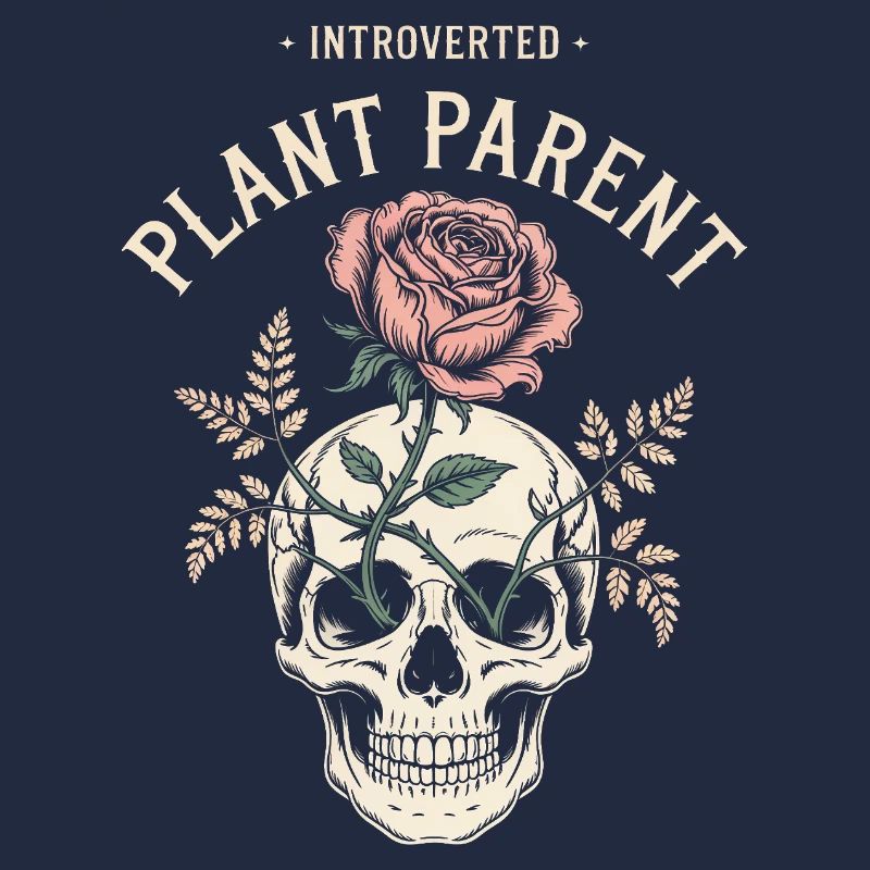 Plant Parent Skull Bloom