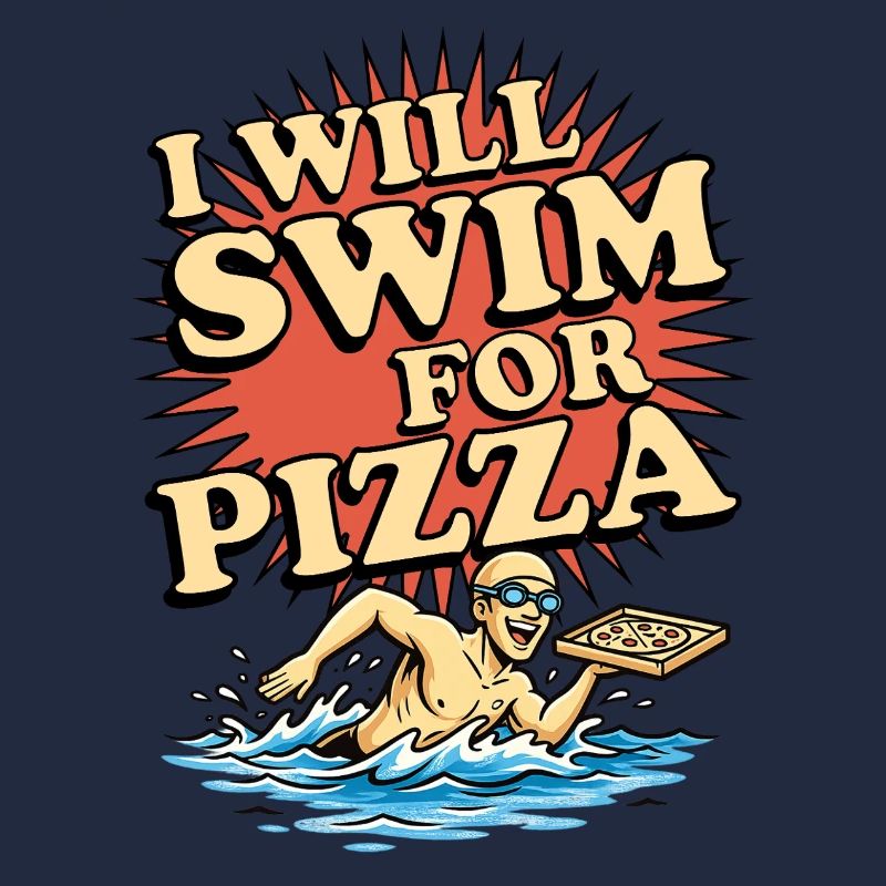 Je nage pour la pizza