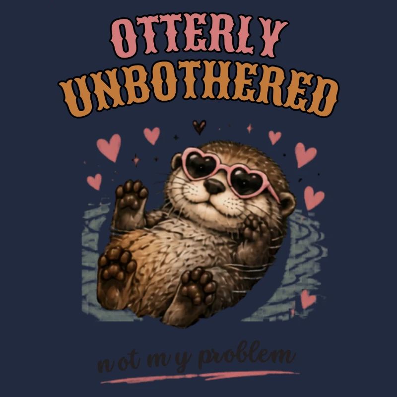Otterly Unbothered Not My Problem