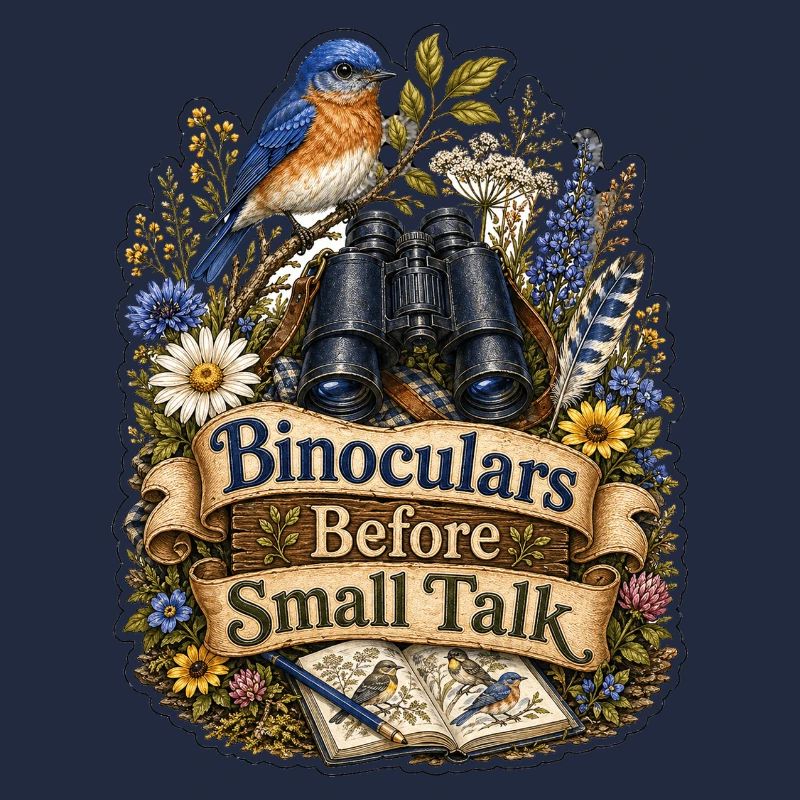 Binoculars Before Small Talk Wolken