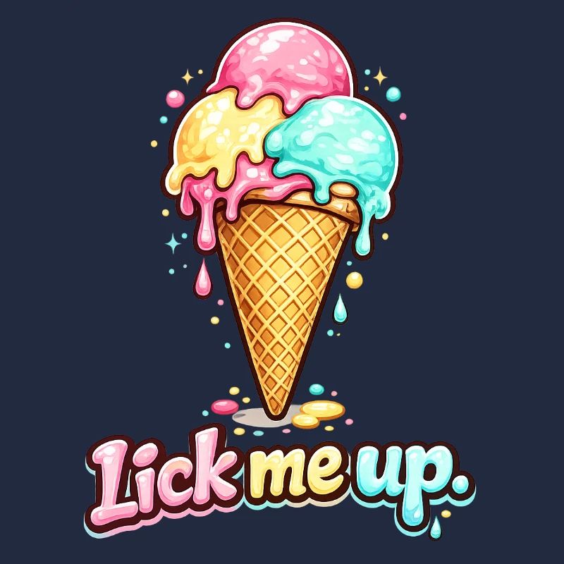 Eis schlecken