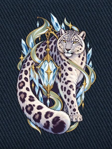 Kristall Leopard Fabelwelt