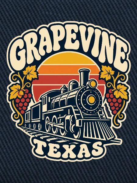 Grapevine Texas Zug Retro
