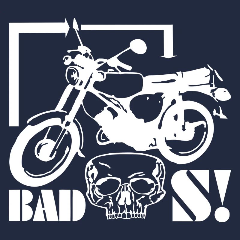 S51 Simson mit Totenkopf