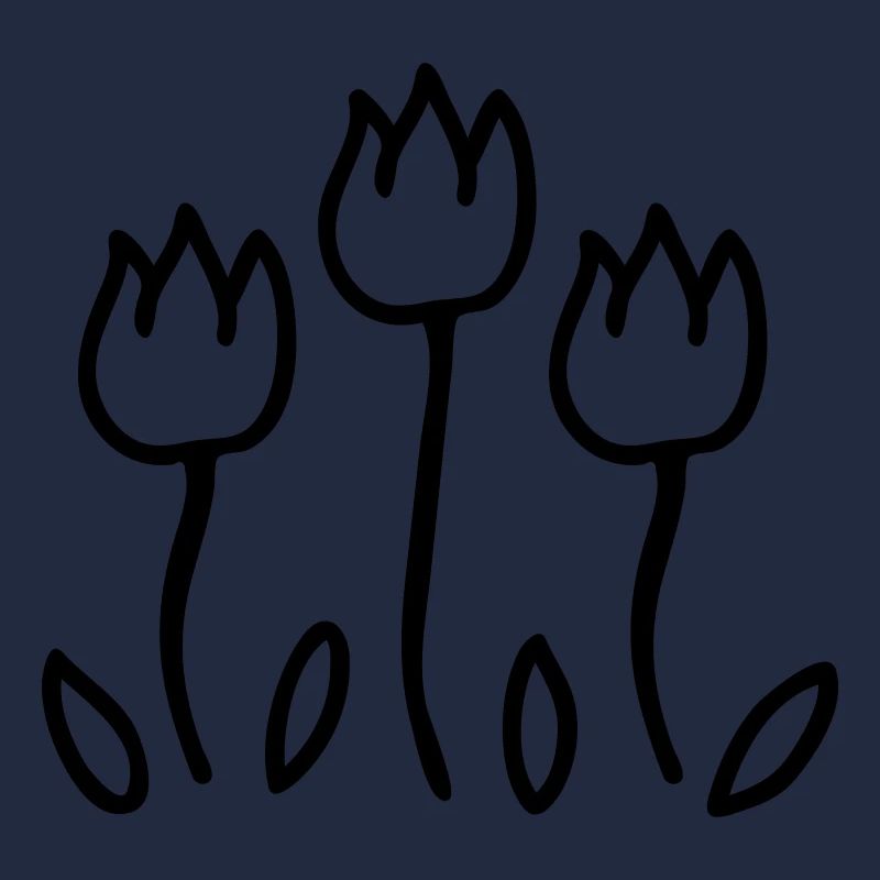 Tulip Garden - Line