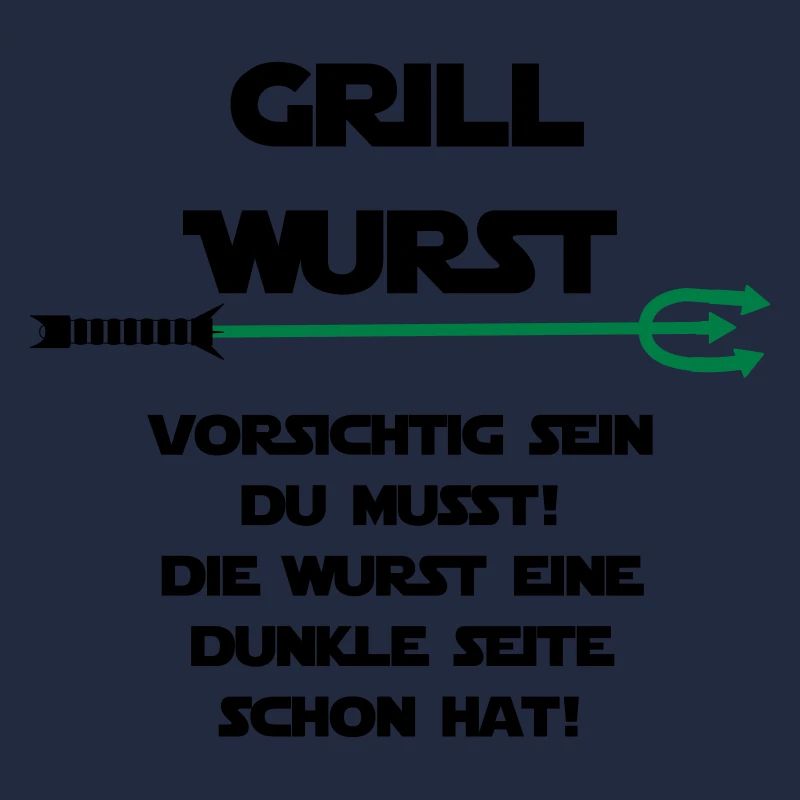 Grill Wurst dunkle Seite