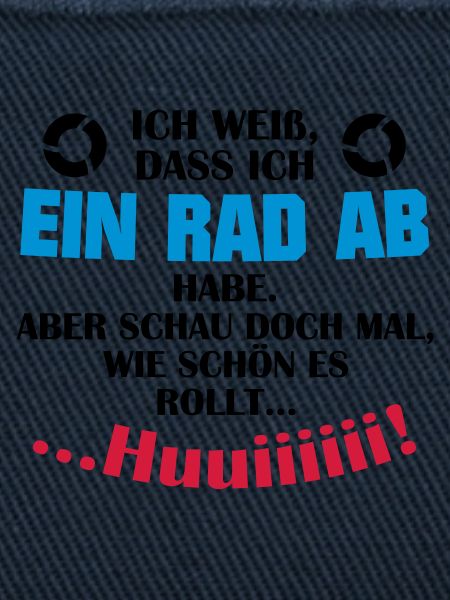 Ein Rad ab