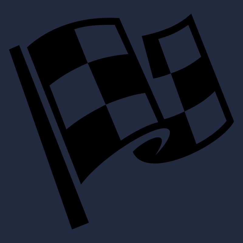 Drapeau Course Cible Voiture