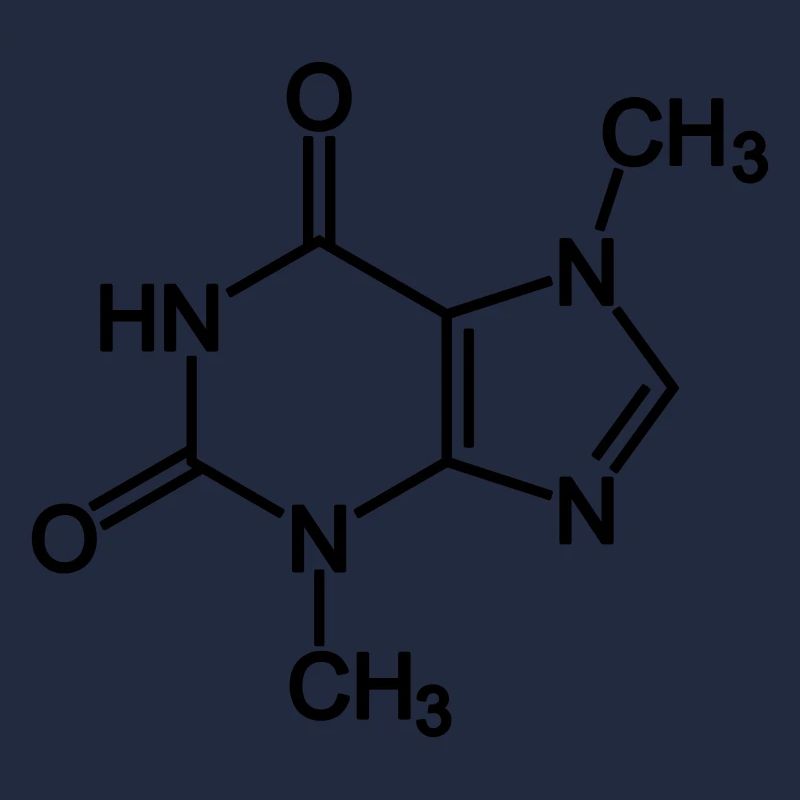 Theobromine Molecule (Chocolate)