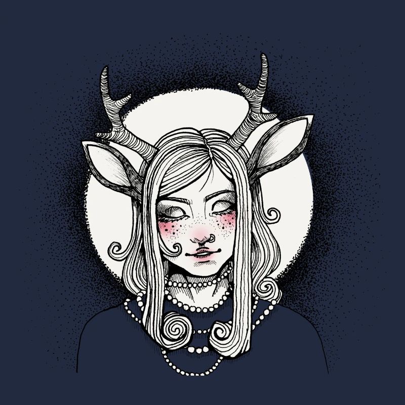 Hipster Hirsch Mädchen