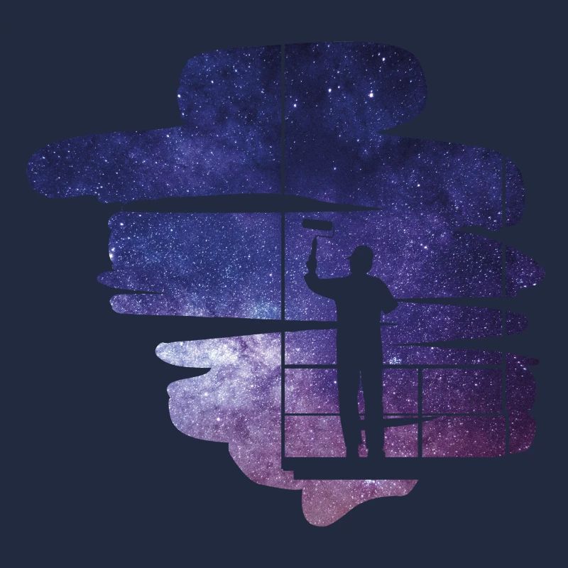 Galaxies painter gift