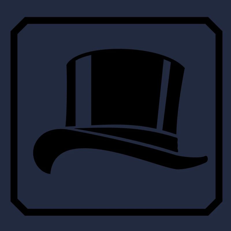 top hat / Zylinder Hut (framed, 1c)