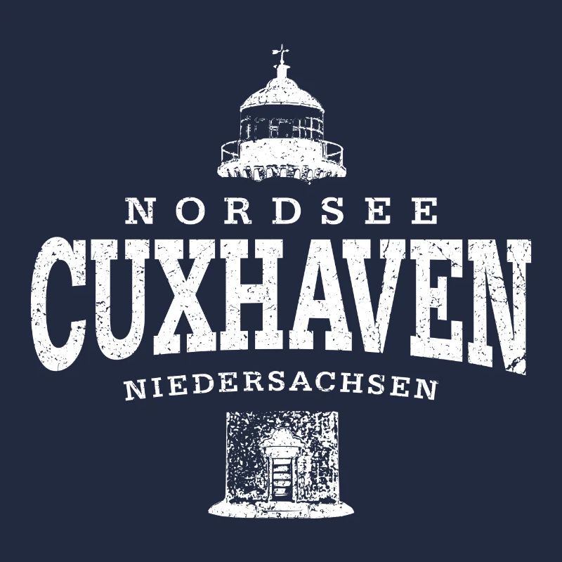 Cuxhaven Nordsee (weiss oldstyle)
