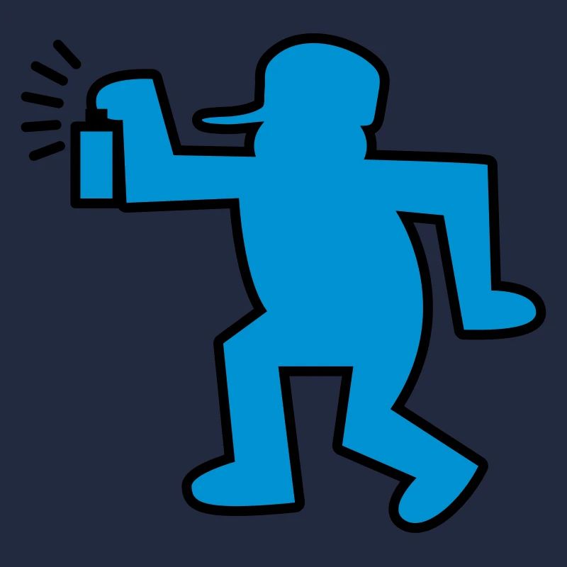 Graffiti-Mann