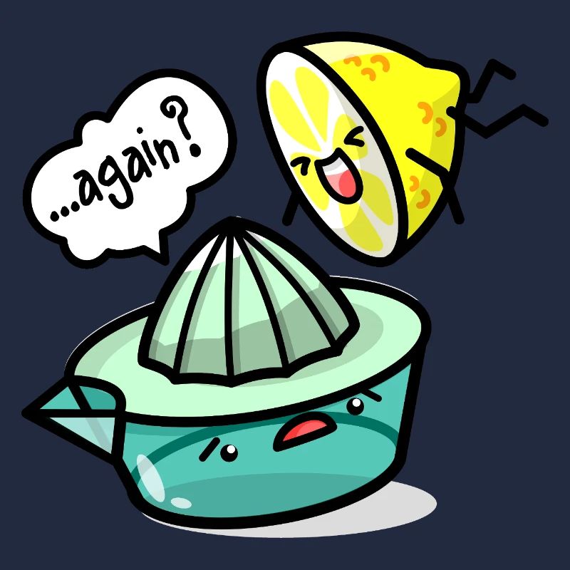 Kawaii Lemon and Lemon Squeezer