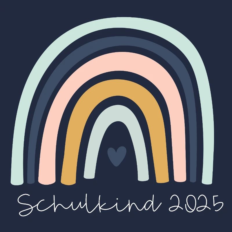 Schulkind 2025 white