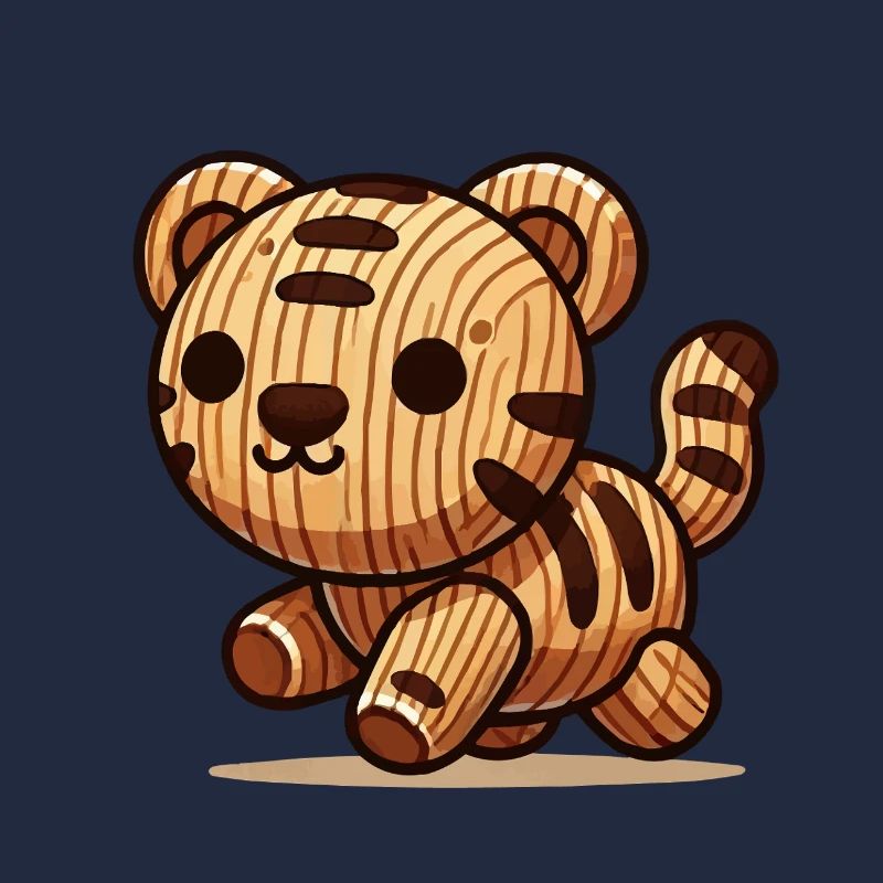 holz tiger