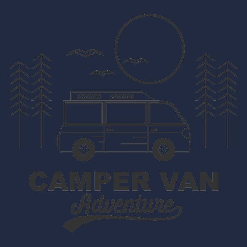 Conception de logo d’aventure en camping-car
