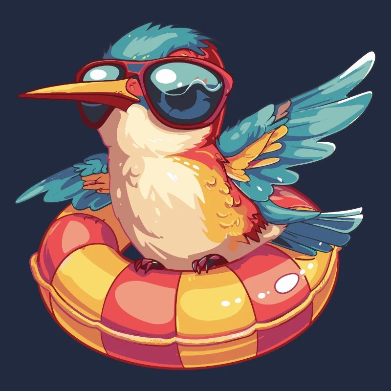 Kolibri Vogel Comic Cool