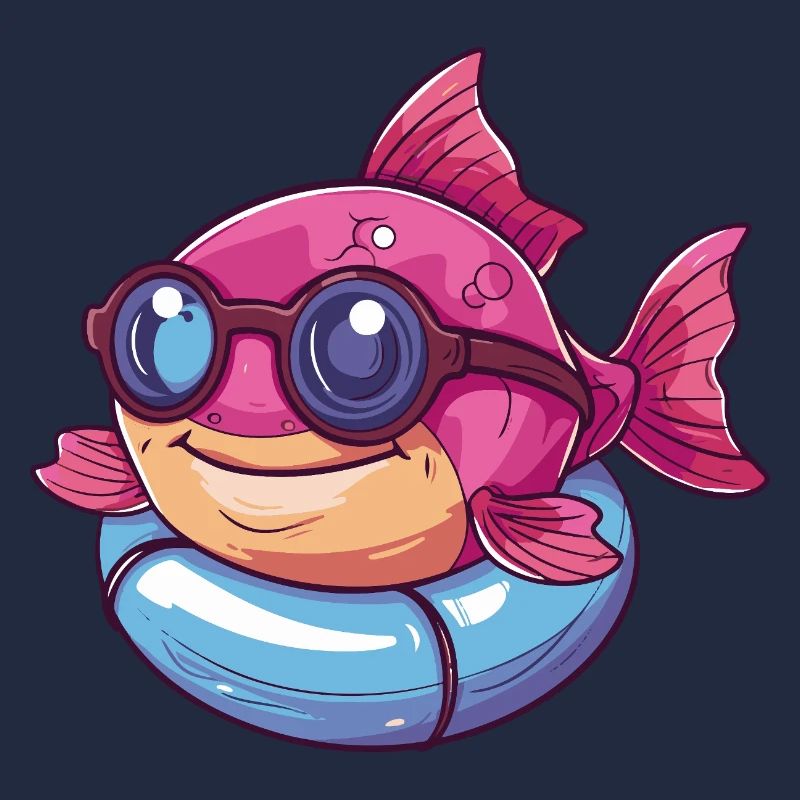 Piranha Fish Comic Cool