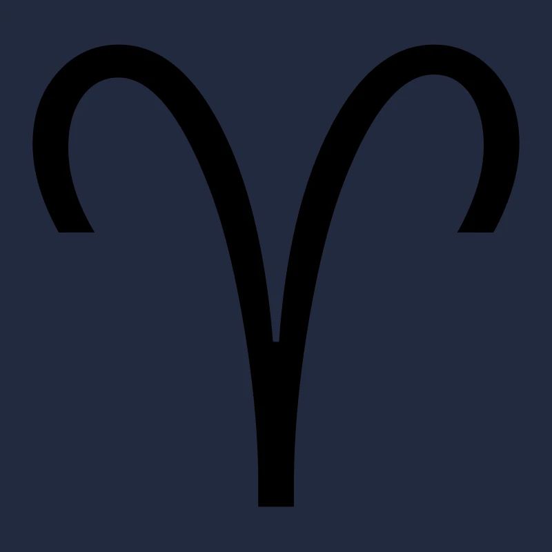 Widder Sternzeichen Kalender Symbol