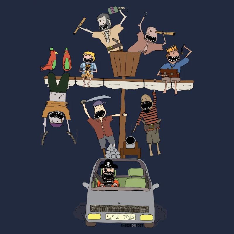 pirate ship car