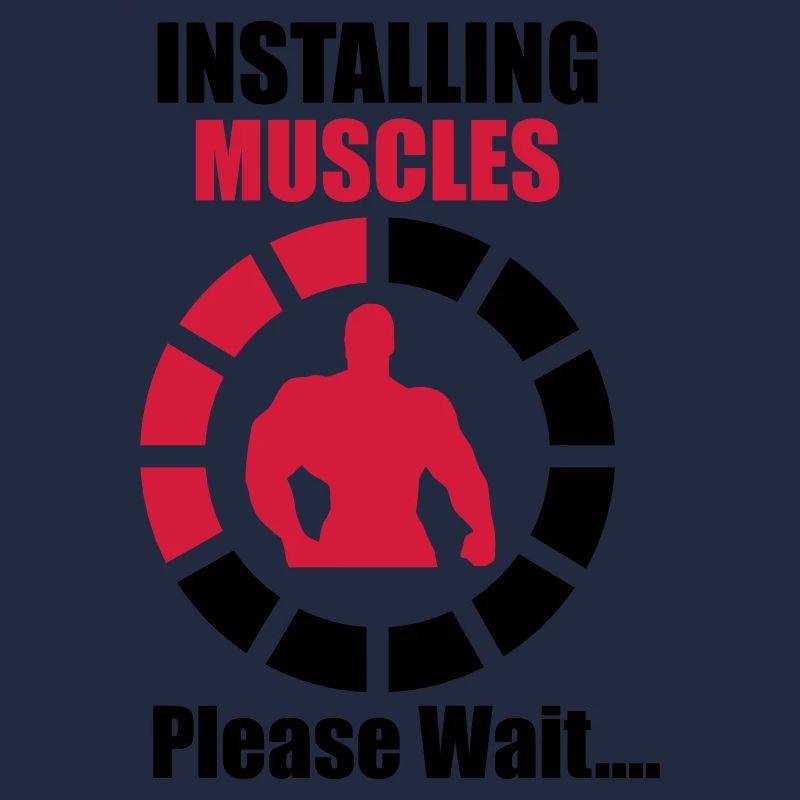 Installing Muscles (Loading) Funny Gym