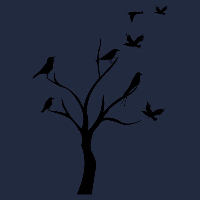 birds in tree