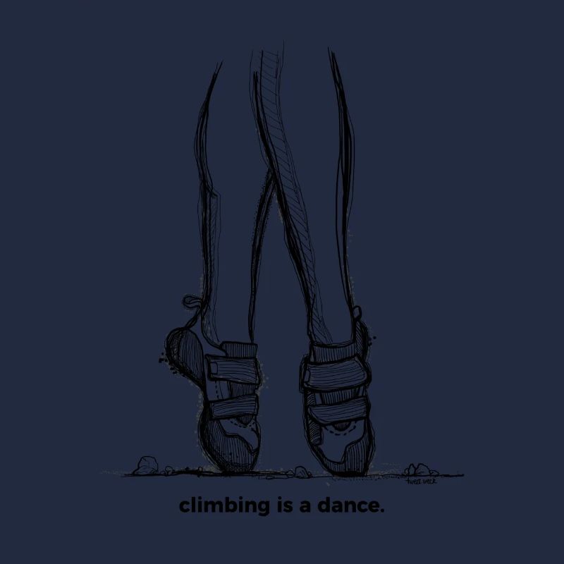 Climbing is a dance