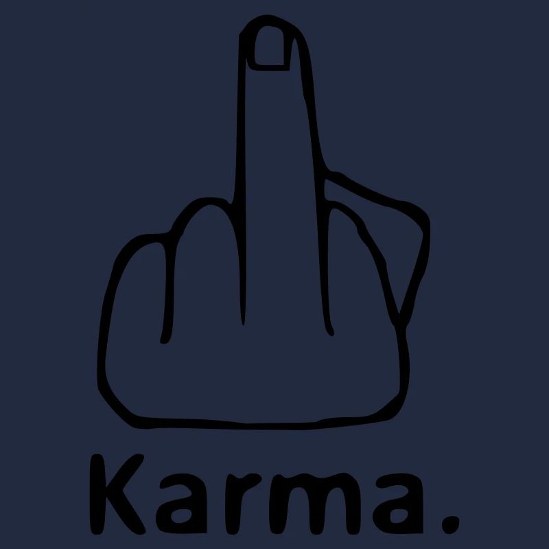 Stinkefinger , Karma