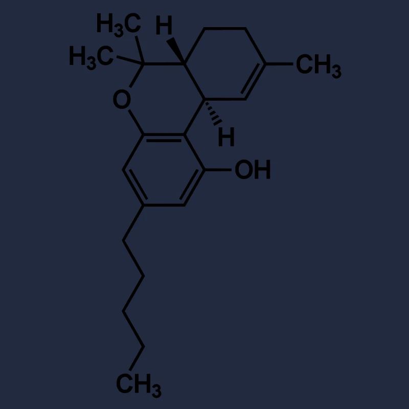 THC Tetrahydrocannabinol Molecule Cannabis