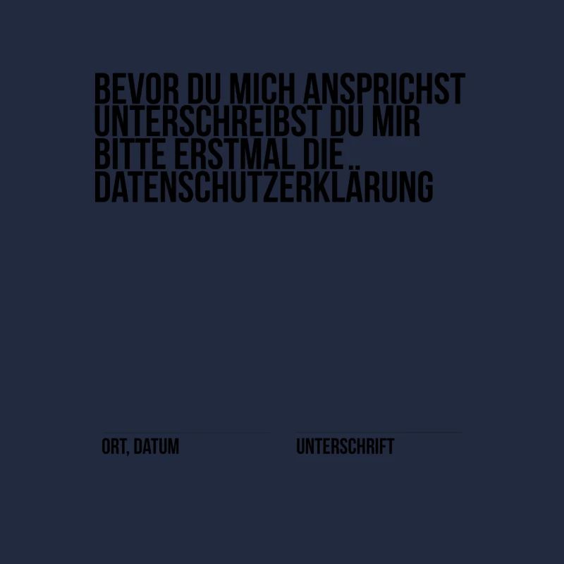 Datenschutz Fun Shirt