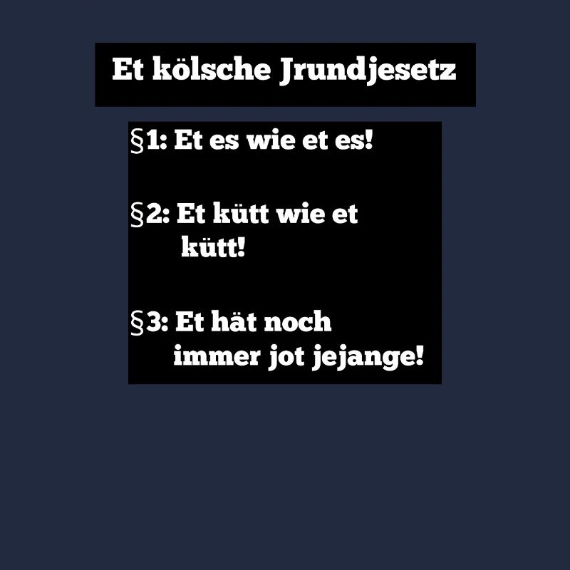 Kölsche Jrundjesetz Köln Grundgesetz Geschenk Idee