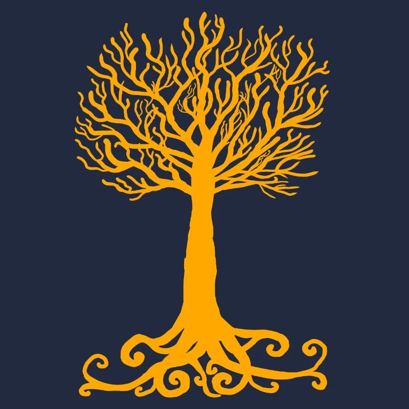 arbre jaune