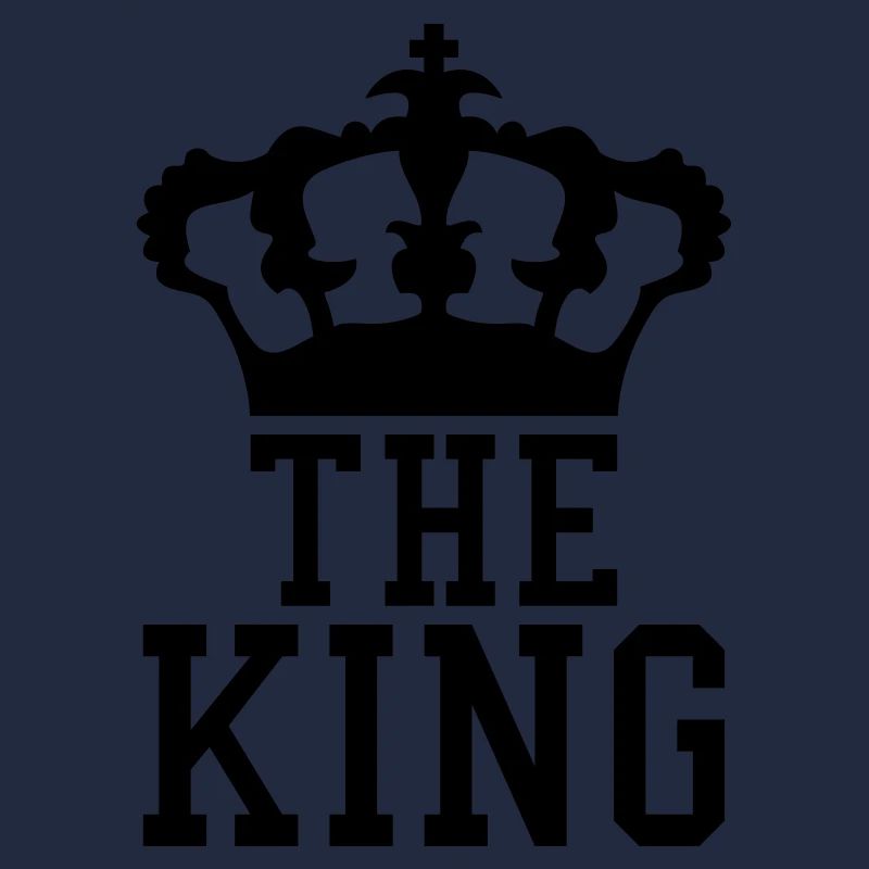 La conception de la couronne du roi textlogo refro