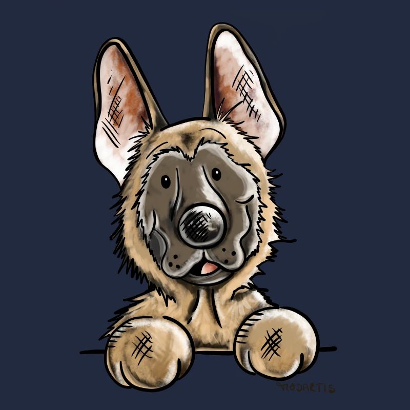 Neugieriger Malinois