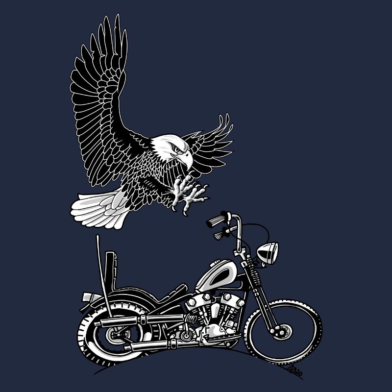 0906 eagle chopper knucklehead